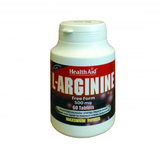 Health Aid L–Arginine 60 tablets